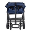 KTMBDW Collapsible Foldable Wagon Cart Beach Wagon Heavy Duty Utility Cart Utility Wagon Grocery Cart for Camping with 3pcs plastic Liner bag /Cover - 3 of 4