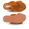 Jessica Simpson Women's Plush Cross Band Plush Memory Foam Slide Slipper - 3 of 4