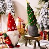 Christmas Gnomes Plush Decoration,Gnome Plush Christmas Decoration Handmade Swedish Dwarf Scandinavian Tomte Elf Gnomes for Home Office Table Decor - 4 of 4