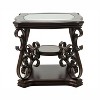 NicBex Modern 26.25" Square Coffee Table with Middle Marble Shelf for Living Room and Office - 3 of 4