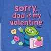 Boys' - Toy Story - Sorry Dad My Valentine Short Sleeve Graphic T-Shirt - 2 of 4