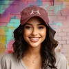 Dalix Heart of Bones Embroidered Cotton Dad Hat Adjustable Baseball Cap Womens - 2 of 4