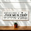 Slickblue Sweet Goodnight Quote Sign, 3.5x10 Rustic Knotty Pine Wood Plaque, Wall or Shelf Decor - 3 of 3