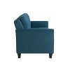 Lifestyle Solutions Harper Loveseat Blue Velvet - image 4 of 4