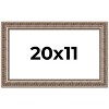 PosterPalooza | Ornate Gold Picture Frame - UV Acrylic, Backing Board, Hanging Hardware Included - 2 of 4