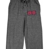 Tekken Logo Men's Graphite Heather Sleep Pajama Pants - 2 of 4