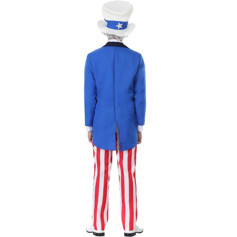 HalloweenCostumes.com 2X  Men  Men's 4th of July Suit Costume, Blue/White/Red, 3 of 4