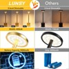 Coucheta Cordless Table Lamp, Rechargeable LED Touch Lamp, 5000mAh Battery Operated Lamp, 3 Color Stepless Dimming Table Light Desk Lamp - 4 of 4