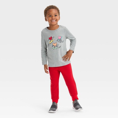 Buy 2Pc Logo Crew Neck Pullover & AOP Leggings Set (2T-4T) Girls