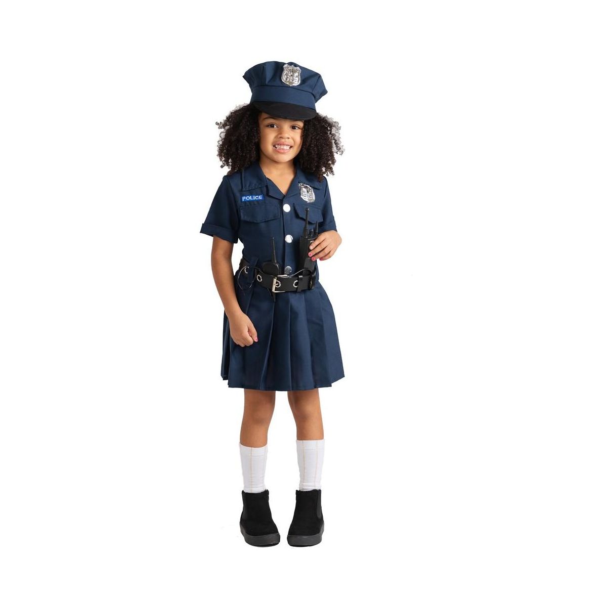 Dress Up America Police Officer Costume for Girls