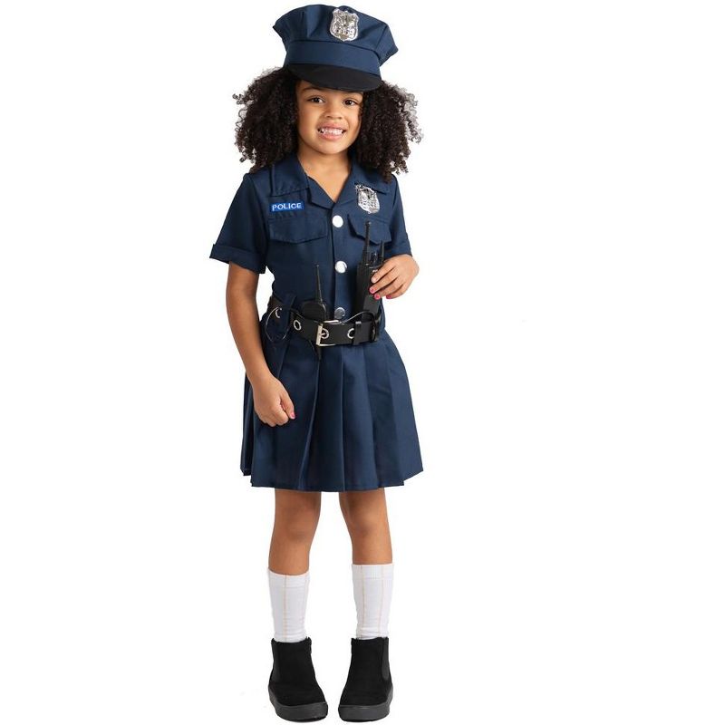 Dress Up America Police Officer Costume for Girls, 1 of 5