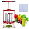 Fruit Wine Press, Manual Fruit and Wine Press With T-Handle, Stainless Steel, Stable Triangular Structure, Wine Making Press - 2 of 4