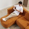 VANOMi Boucle Sectional Sofa with Toss Pillows - 4 of 4