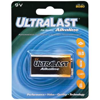 Ultralast® ULA9V 9-Volt Alkaline Battery