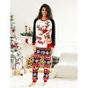 PATPAT Family Matching Pajamas Sets Colorblock Crewneck Long Sleeve Lightweight Pullover For Family - 3 of 4