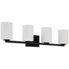 Access Lighting Sienna 4 - Light Vanity in  Matte Black - 3 of 4