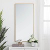 Elegant Lighting Metal frame rectangle mirror 18 inch in Brass - 2 of 4