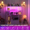 55" 7-in-1 Versatile Baker's Rack with RGB LED Lighting, 4 AC Outlets & 2 USB Ports - 3 of 4