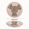 Unique Bargains Decorative Wall Art Hanging Woven Basket (9.8" - Style 6) 1Pc - image 3 of 4