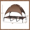 48" x 36" Elevated Portable Dog Cot Cooling Pet Bed with UV Protection Canopy Shade - 3 of 4