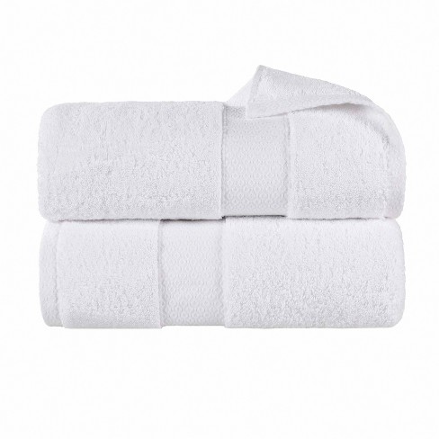 Premium Cotton 800 Gsm Heavyweight Plush Luxury 4 Piece Bathroom Towel Set,  White - Blue Nile Mills : Target