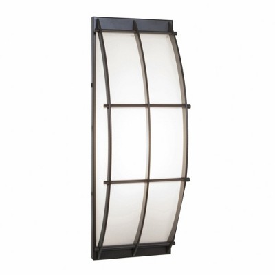 Bronze Dimmable Direct Wired Electric Wall Sconce