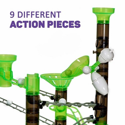 Extreme 625 Piece Green and Brown Marble Run Set