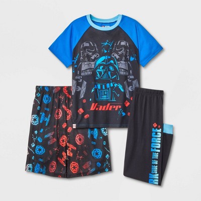 Girls' LEGO Star Wars Darth Vader 3pc Pajama Set - Black