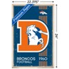 Trends International NFL Denver Broncos - Retro Logo 14 Unframed Wall Poster Prints - 3 of 4