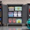 GDFStudio Brielle 47.2'' Tall Metal Tool Storage Cabinet with 2 Doors and 3 Shelves - 2 of 4