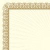 Masterpiece Studios Value Certificates 8.5" x 11" Metallic Gold 100/Pack (961035S) - 2 of 3