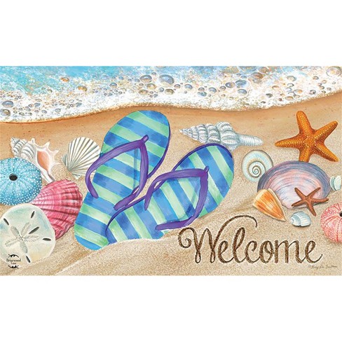 Welcome Sun Summer Doormat, Colorful Doormats