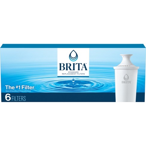 Brita Water Pitcher Replacement Filters - 6 count