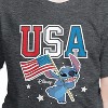 Boys' - Lilo and Stitch - USA Stitch Short Sleeve Graphic T-Shirt - 2 of 4