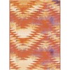 Unique Loom    Outdoor Modern Aztec Area Rug - 2 of 4