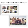 Americanflat 4x6 Collage Picture Frame  - Multi Picture Frames Fit Eight 4x6 Photos or Use as One 12x22 Frame for Wall Display -- White - 4 of 4