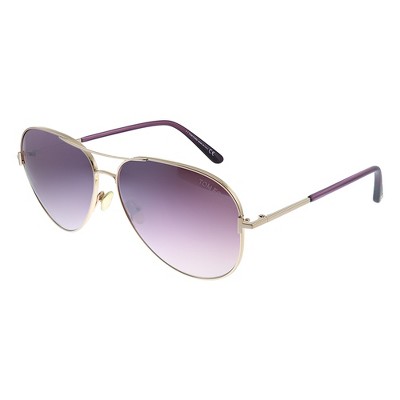 Tom Ford Clark TF 823 28U Unisex Aviator Sunglasses Rose Gold 61mm