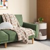 Printed Cheetah Ribbed Plush Throw neutral/pink - Room Essentials™ - 2 of 4