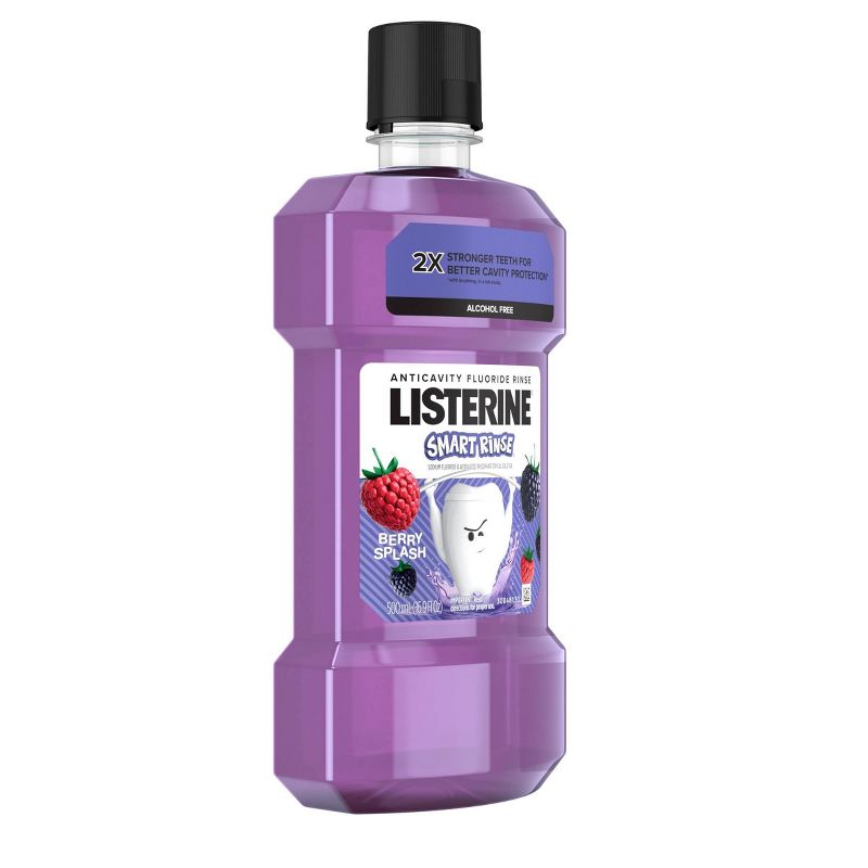 Listerine Smart Rinse Mouthwash Berry Splash - 16.9 fl oz, 4 of 10