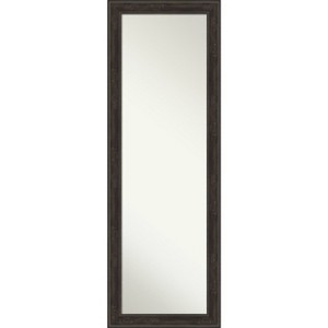 Amanti Art Shipwreck Greywash Narrow Non-Beveled On the Door Mirror Full Length Mirror, Wall Mirror 52 in. x 18 in - 1 of 4