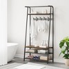31.5''Coat Rack, 3-in-1 Hall Tree with Shoe Bench - 4 of 4
