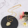 Natural Stone Chain Irregular Healing Crystal Raw Quartz Handmade Wrapped Gemstone Necklace for Women Men - 2 of 4