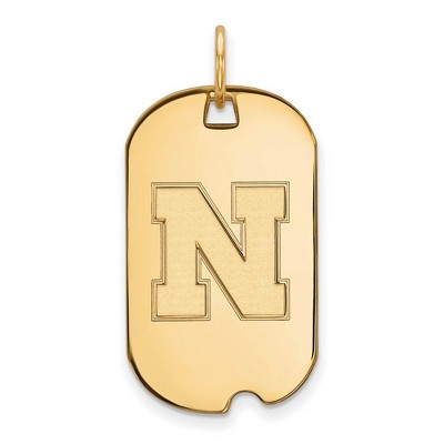 Black Bow Jewelry 10k Yellow Gold Nebraska Cornhuskers NCAA Pendant