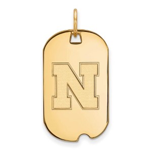 Black Bow Jewelry 10k Yellow Gold Nebraska Cornhuskers NCAA Pendant - 1 of 3