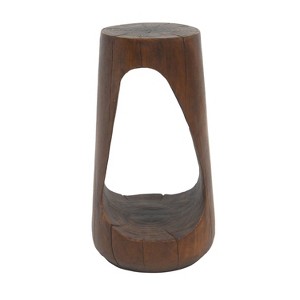 Christopher Knight Home Roland Rustic Outdoor Lightweight Concrete Hollow Side Table - 1 of 4