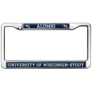 University of Wisconsin - Stout Alumni Full Size Standard License Plate Metal Frame - 1 of 4