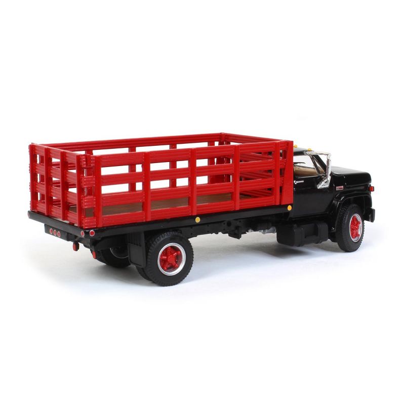 1/64 GMC 6500 Stake Bed Truck, Black With Red Stakes, First Gear Exclusive DCP 60-0890, 3 of 6