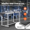 VEVOR Belt Conveyor, 59 x 15.7 inch Conveyor Table, Heavy Duty Stainless Steel Motorized Belt Conveyor, Silver - 3 of 4