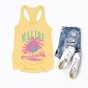 Simply Sage Market Retro Malibu Palm Tree Racerback Tank - 3 of 3