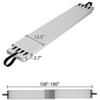 6-9ft Telescoping Aluminum Work Plank, 440lbs Capacity, Extension Scaffolding Plank with Skid-Proof Platform Scaffold Ladder Accessory - 2 of 4
